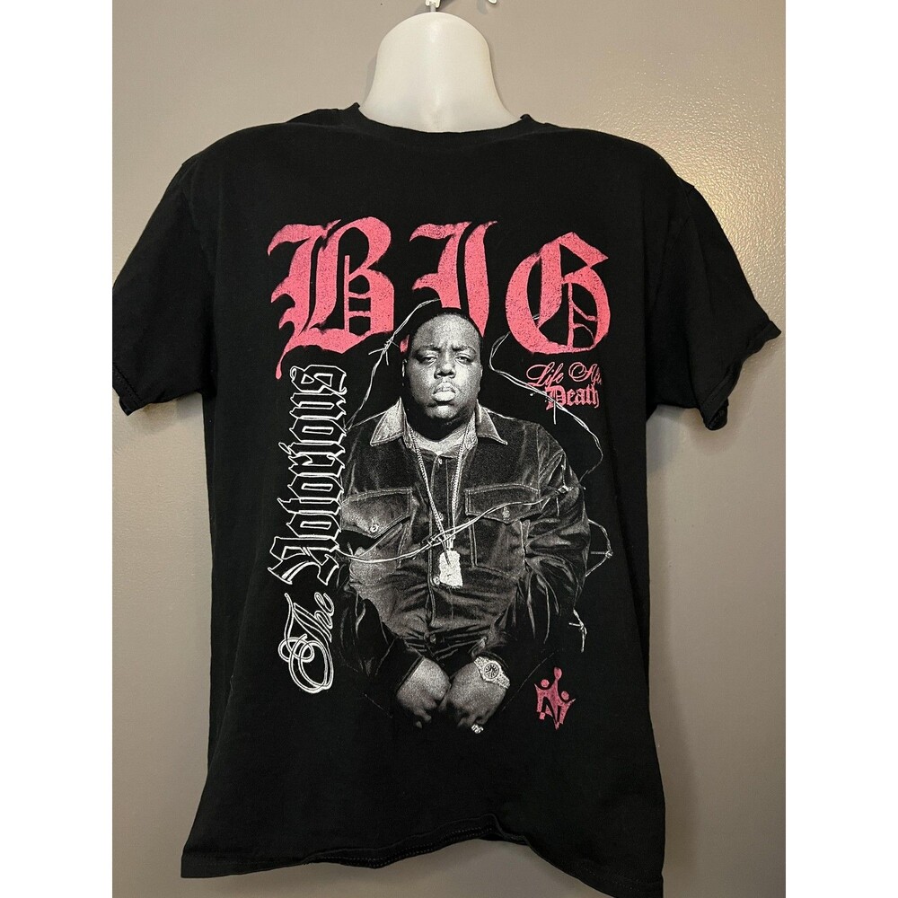 The Notorious B.I.G. Shirt Mens Large Black Life After Death Graphic Tee Hip Hop